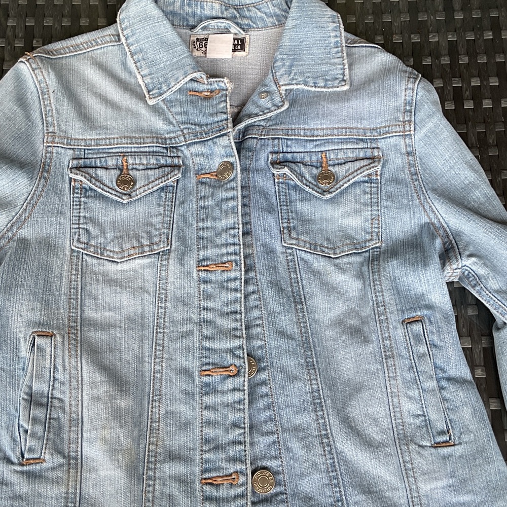 Route 66 Light Blue Jean Jacket